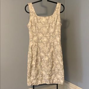 The Limited Linen Embroidered Tank-Style Dress